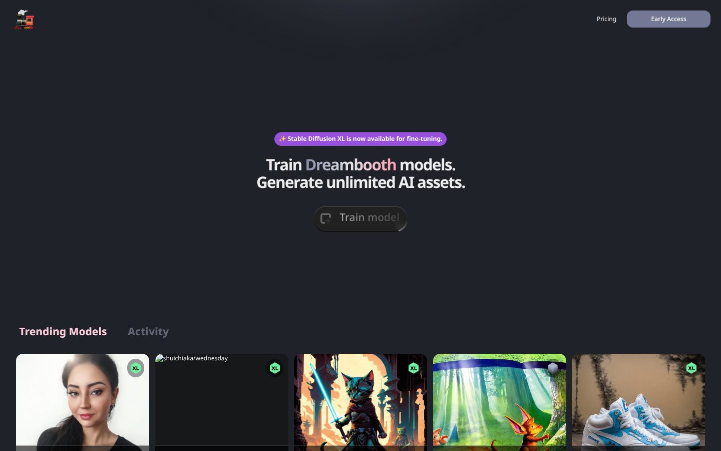 TrainEngine.ai Homepage
