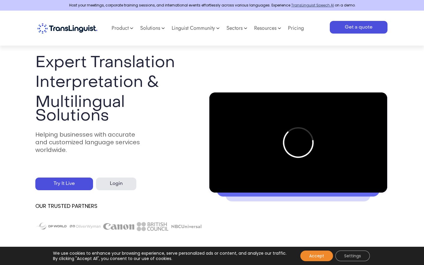 TransLinguist Homepage