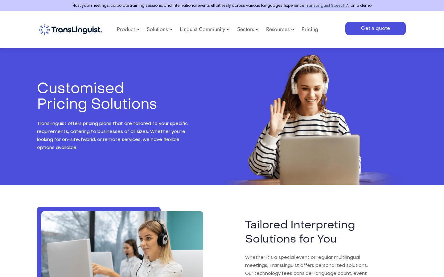 TransLinguist Pricing