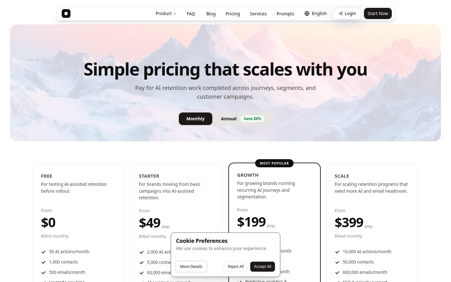 Tranthor Pricing