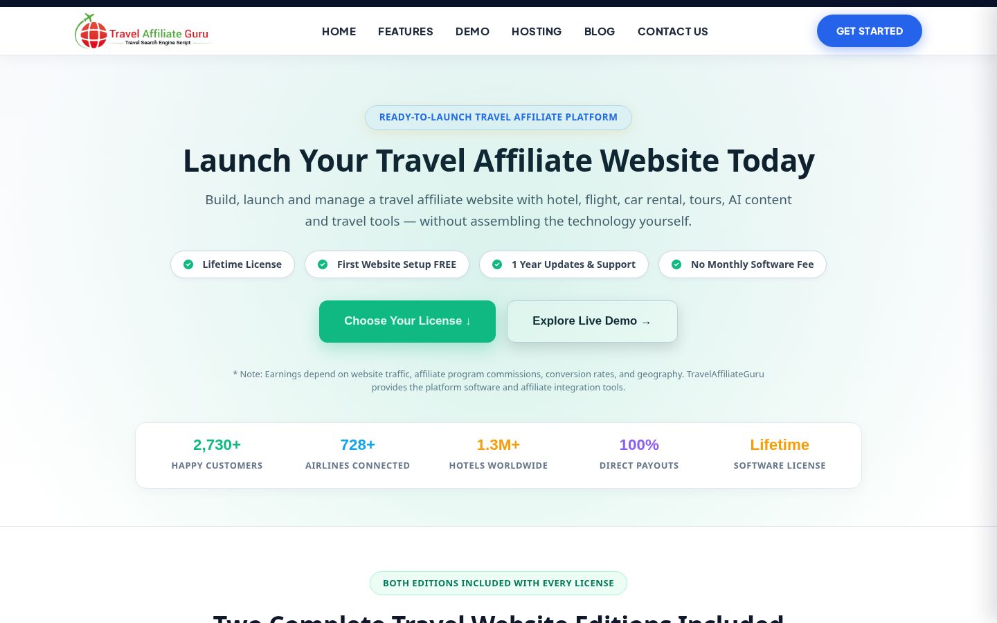 TravelAffiliateGuru Pricing