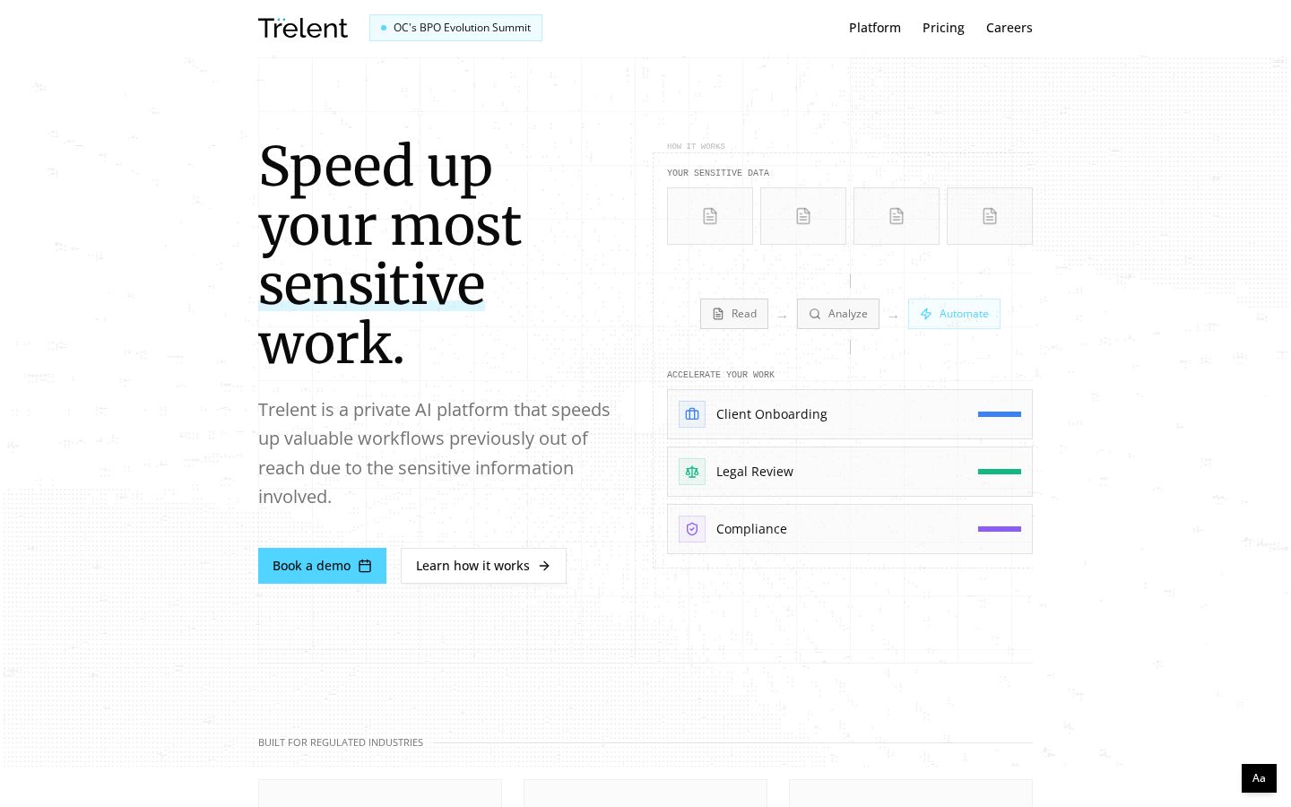 Trelent Homepage