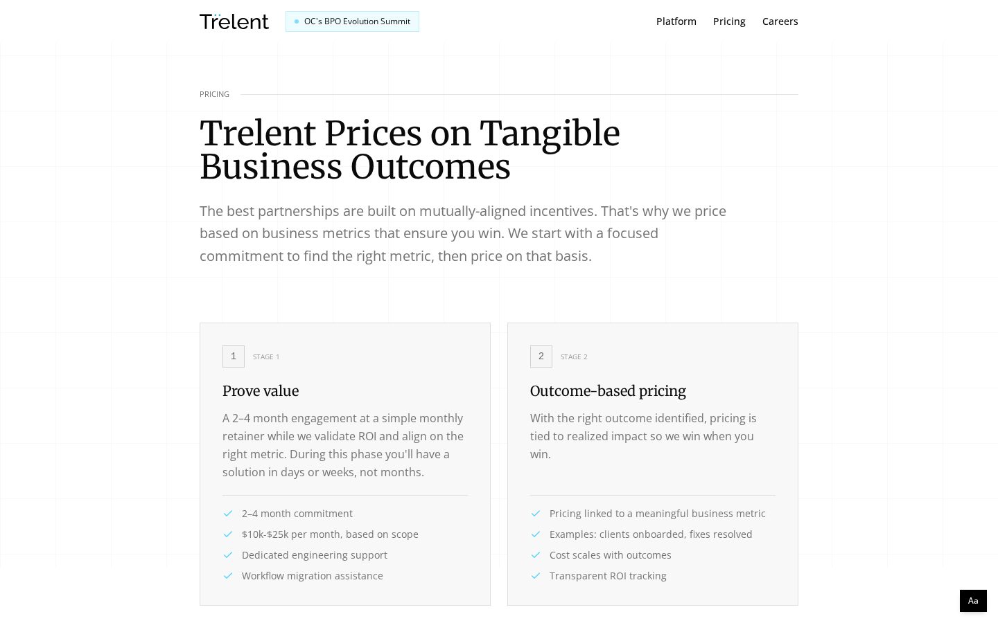 Trelent Pricing