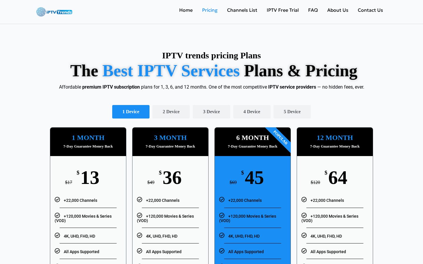 trend Pricing