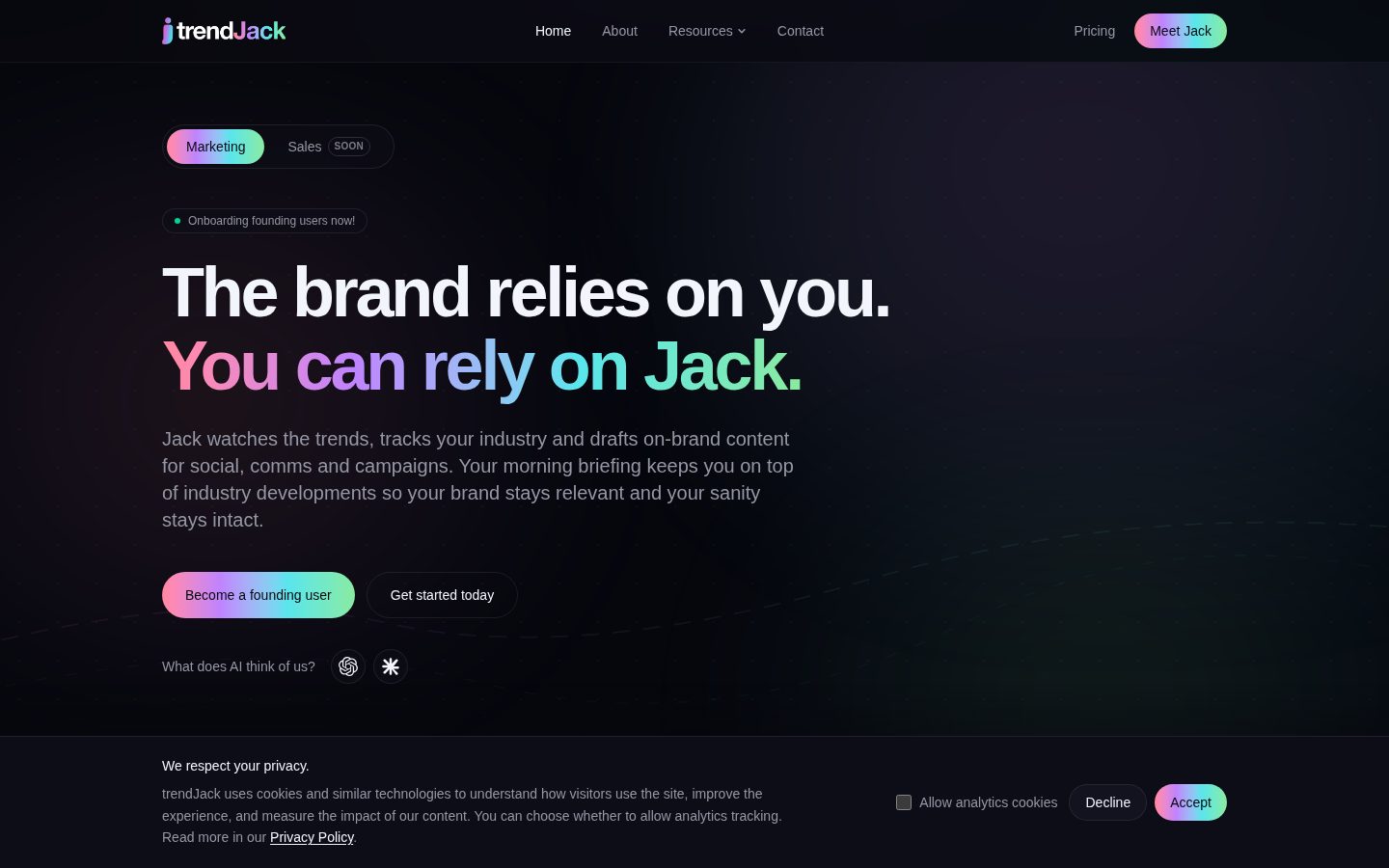 trendJack Homepage