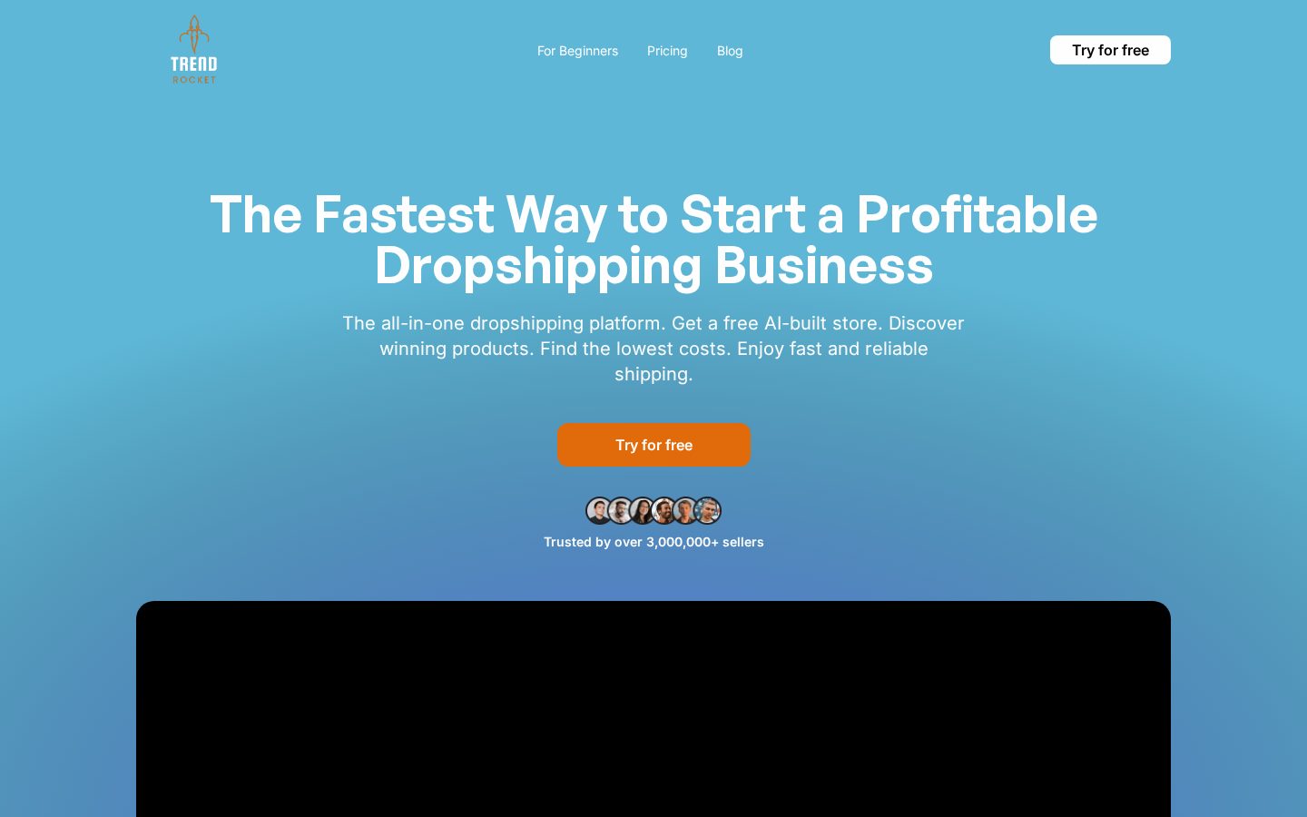 TrendRocket Homepage