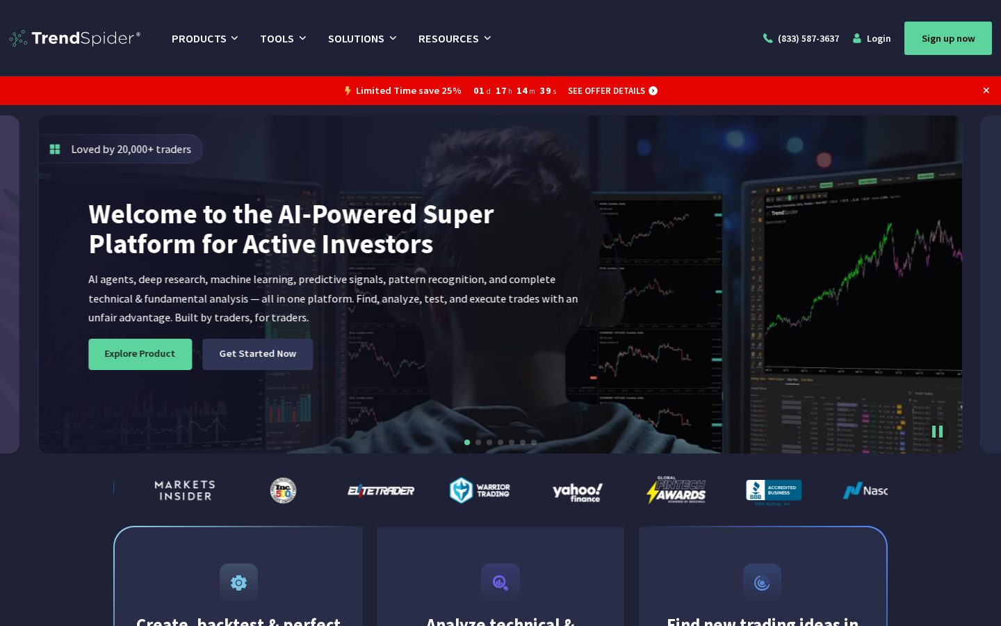 TrendSpider Homepage