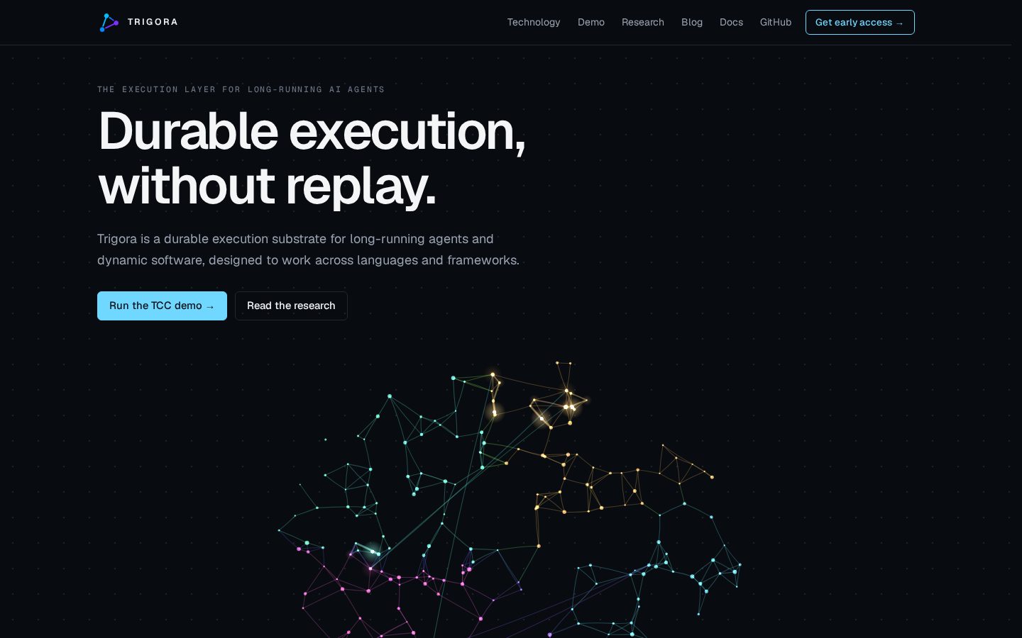 Trigora Homepage