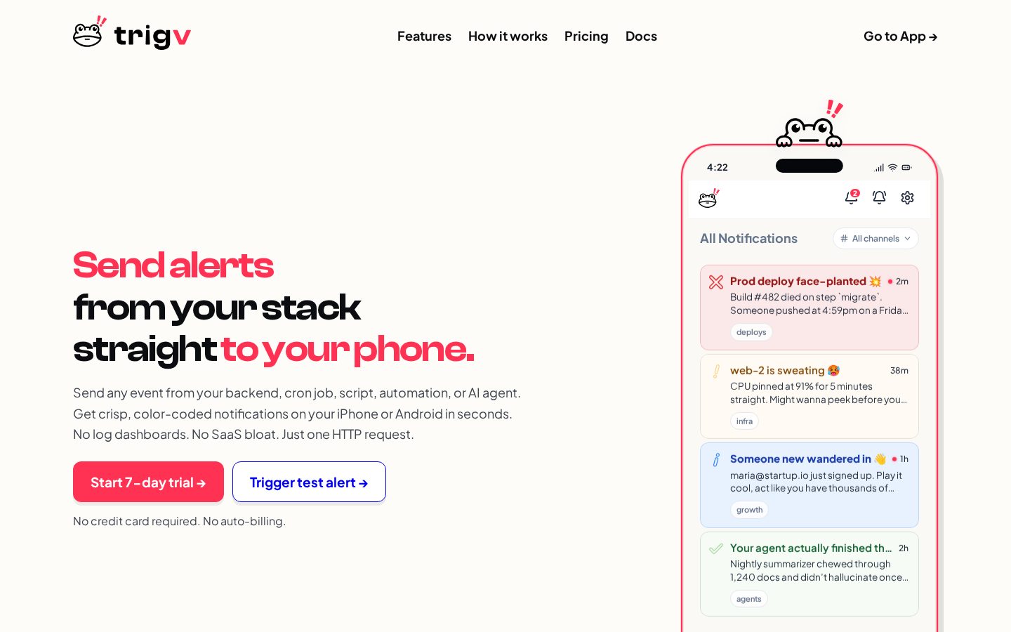 Trigv Homepage