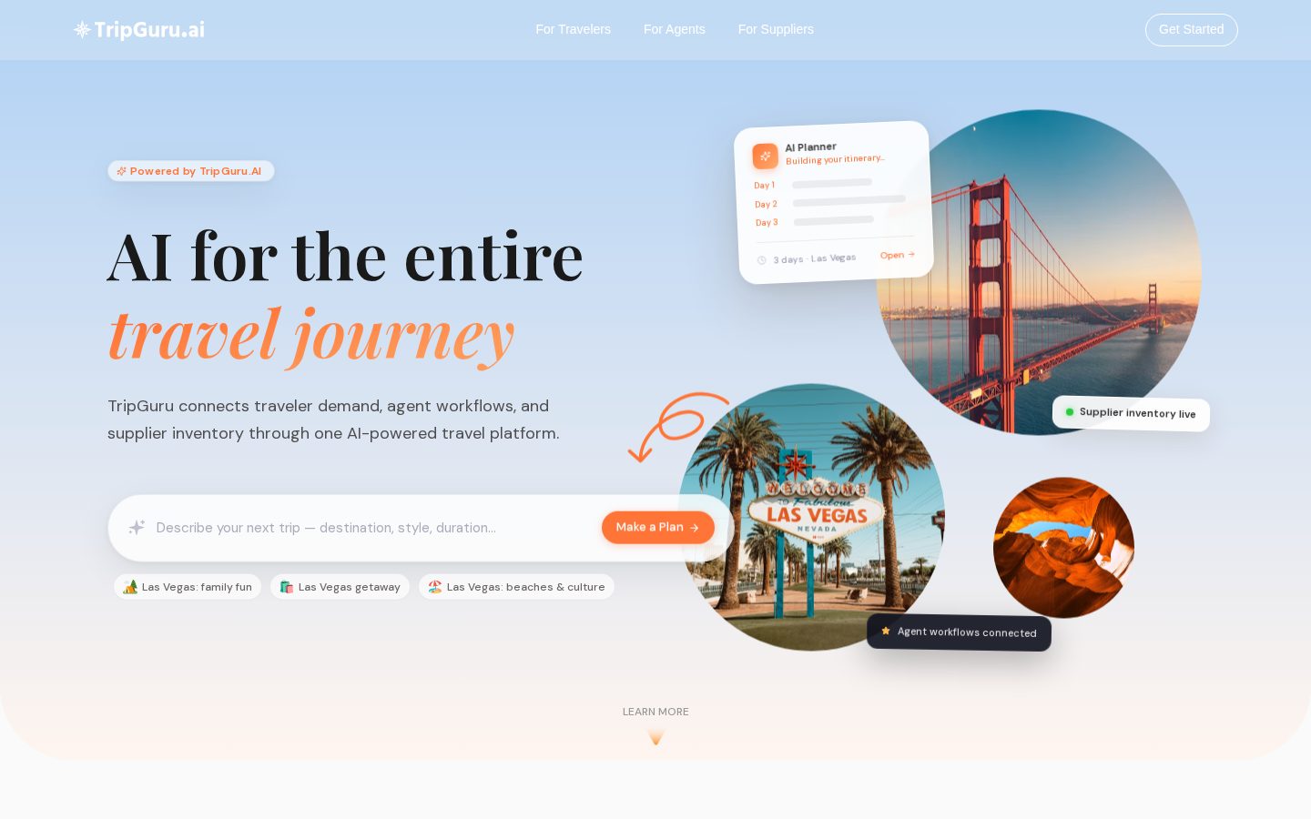 Trip Guru Homepage
