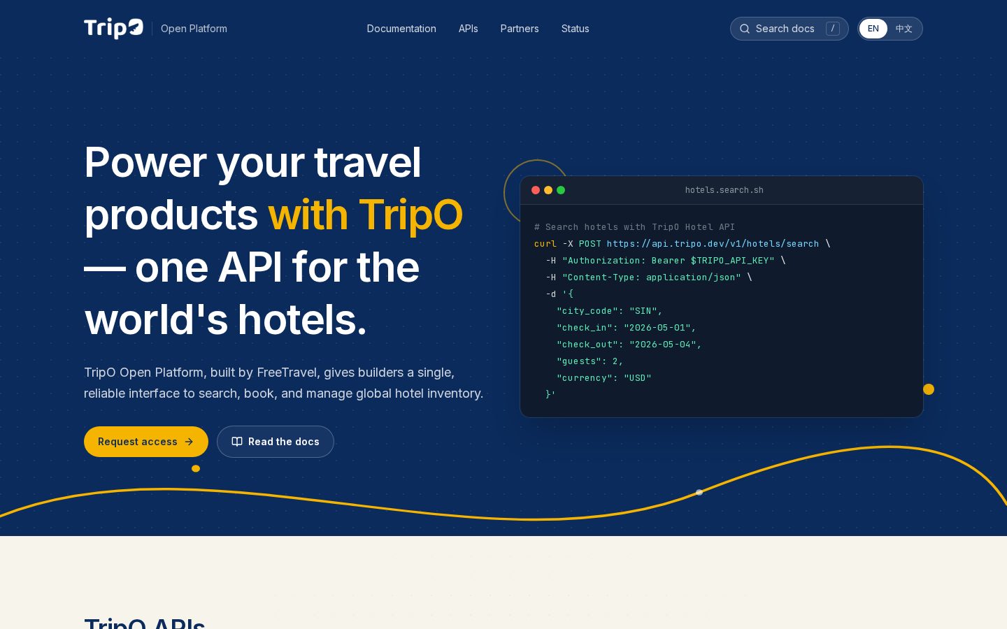 Tripo Homepage