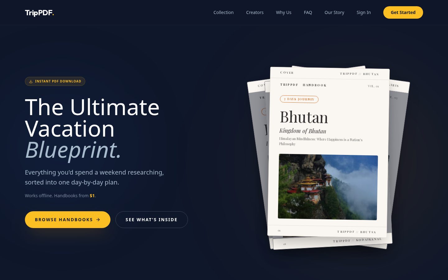 TripPDF Homepage