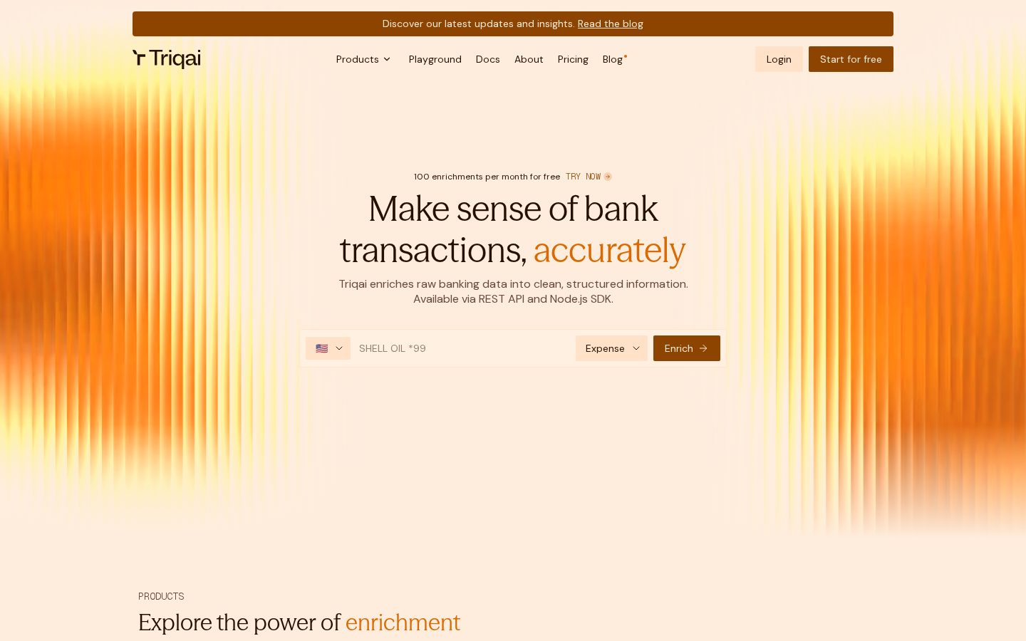 Triqai Homepage