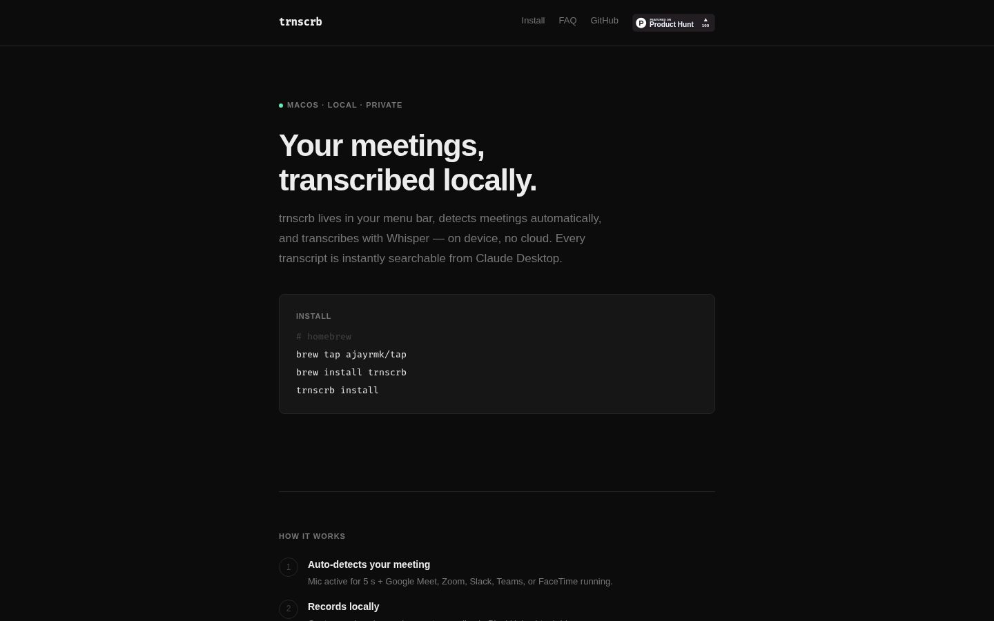 trnscrb Homepage
