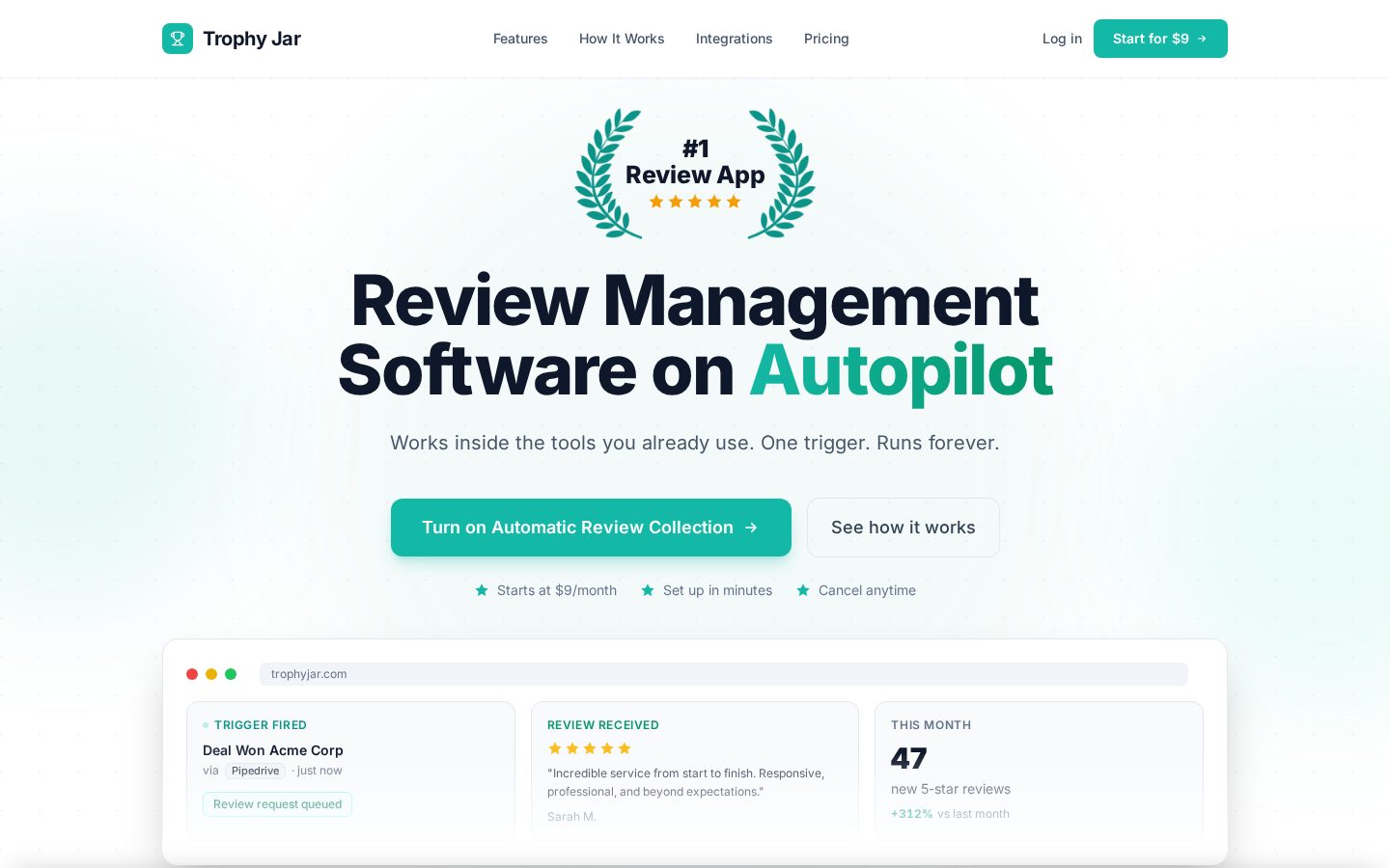 Trophy Jar Homepage