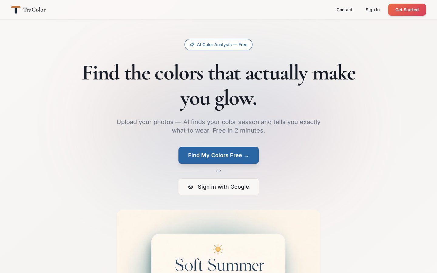 TruColor Homepage