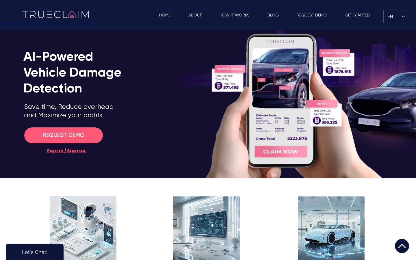 TrueClaim Homepage