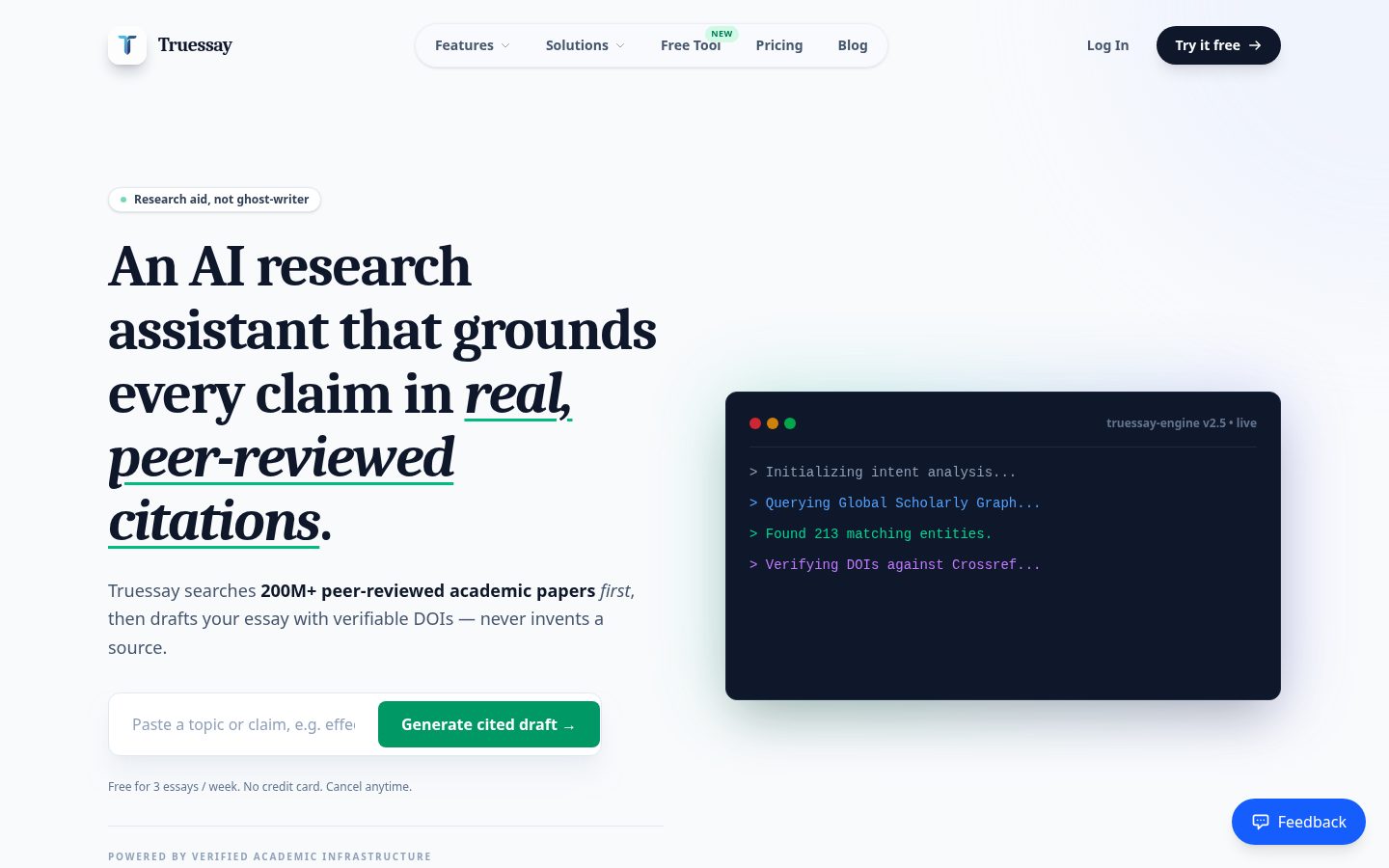 Truessay Homepage