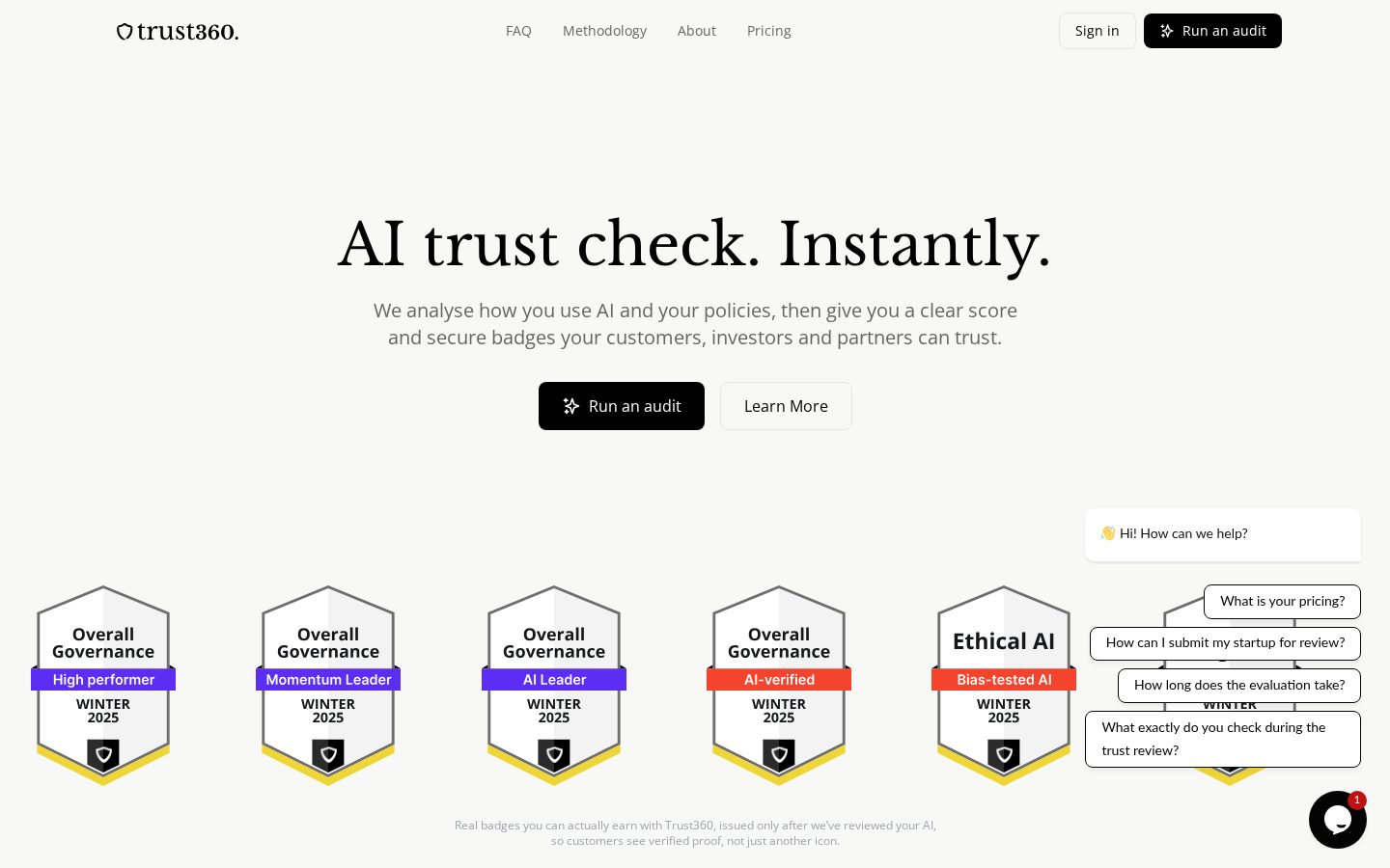 Trust360 Homepage