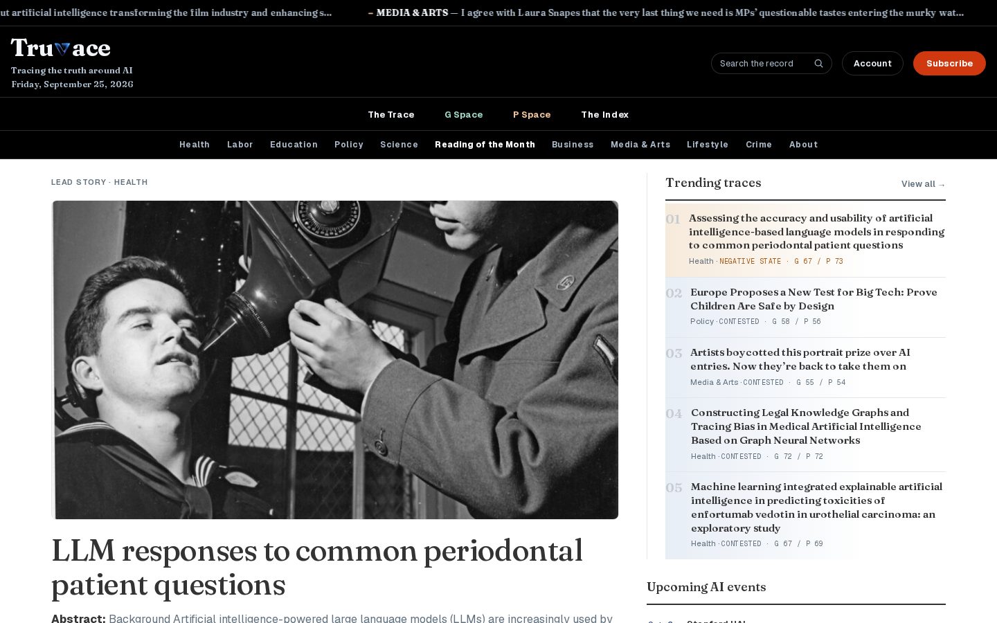 Truvace Homepage