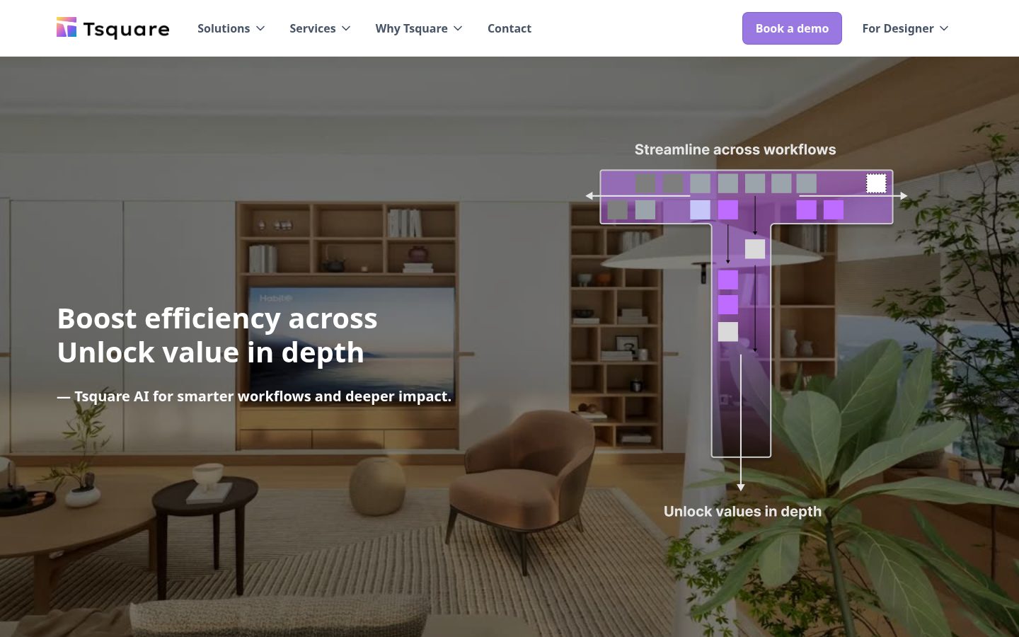 Tsquare AI Homepage
