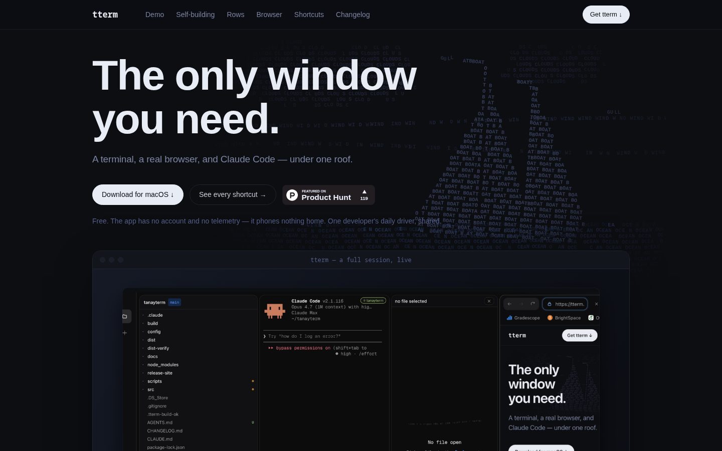 tterm Homepage