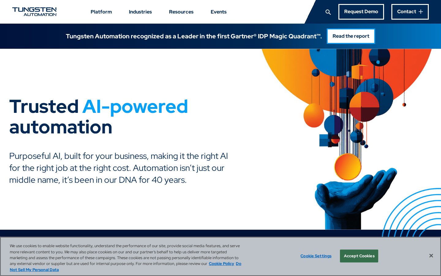 Tungsten Automation Homepage