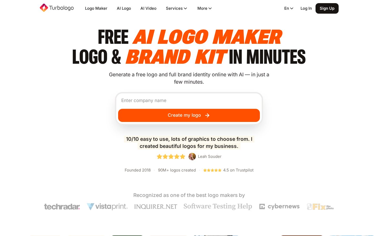 Turbologo Homepage
