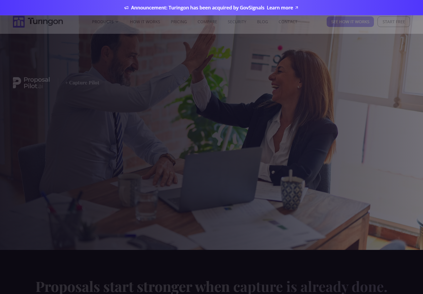 turingon.ai homepage