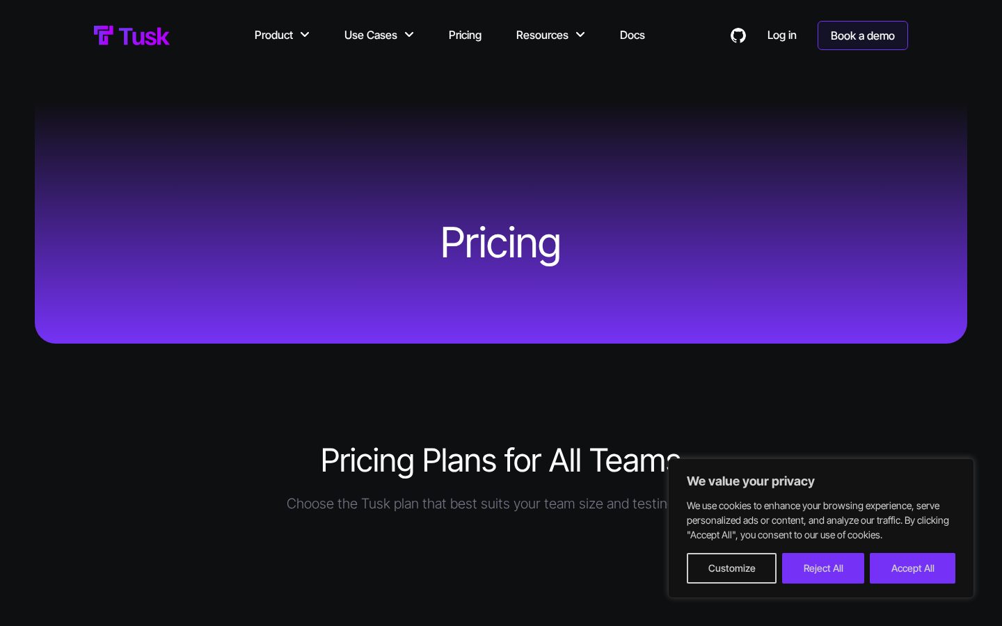 Tusk AI Pricing