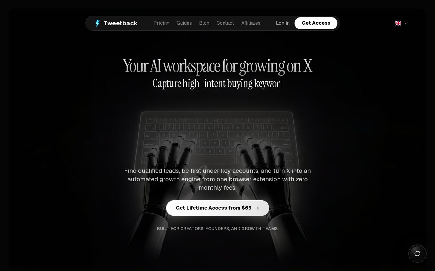 Tweetback Homepage