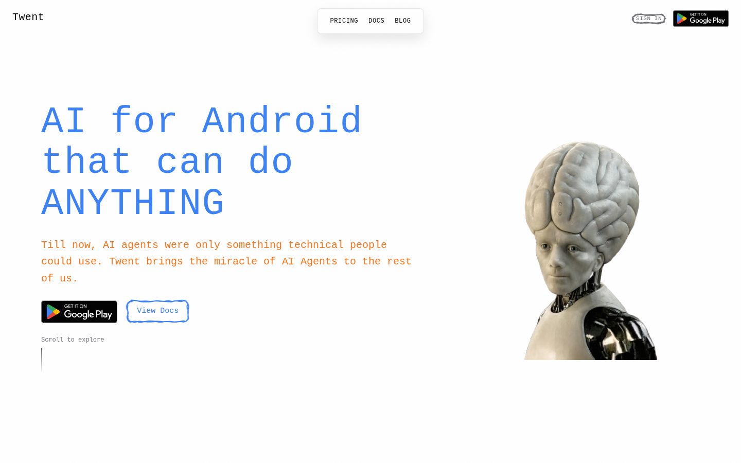 Twent Homepage