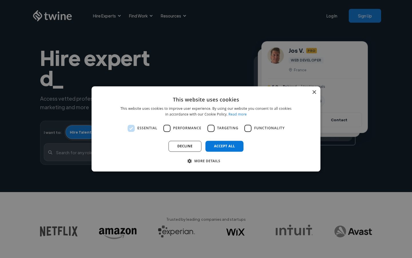 Twine Homepage