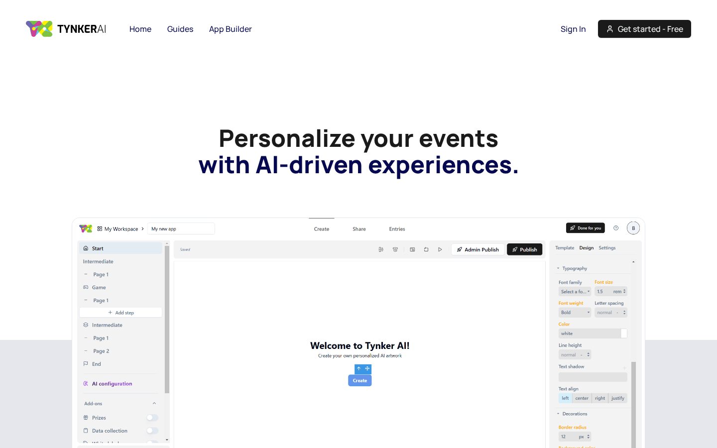 Tynker AI Homepage