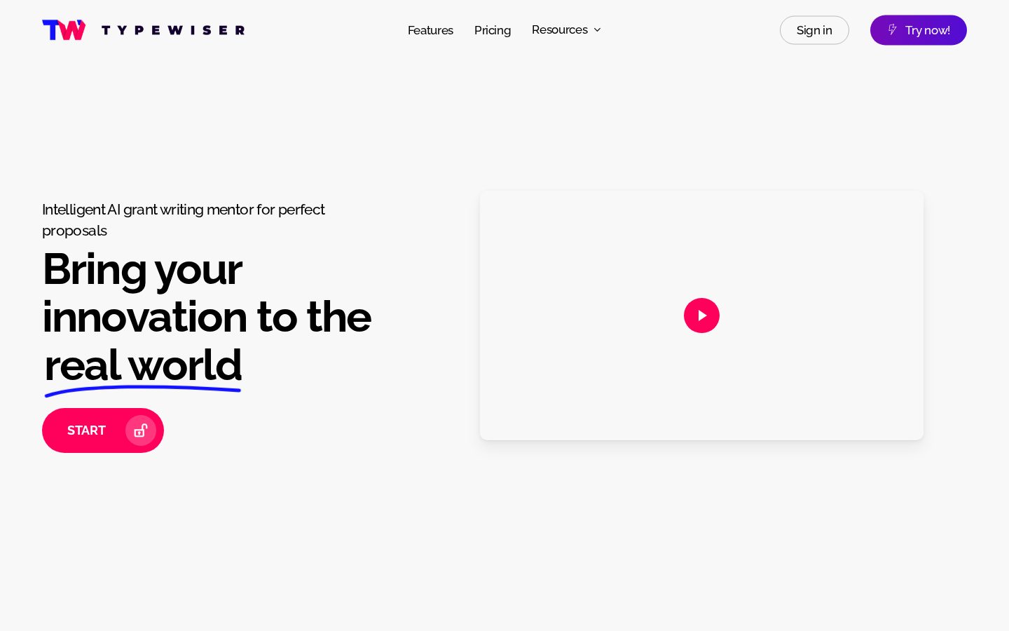 Typewiser Homepage