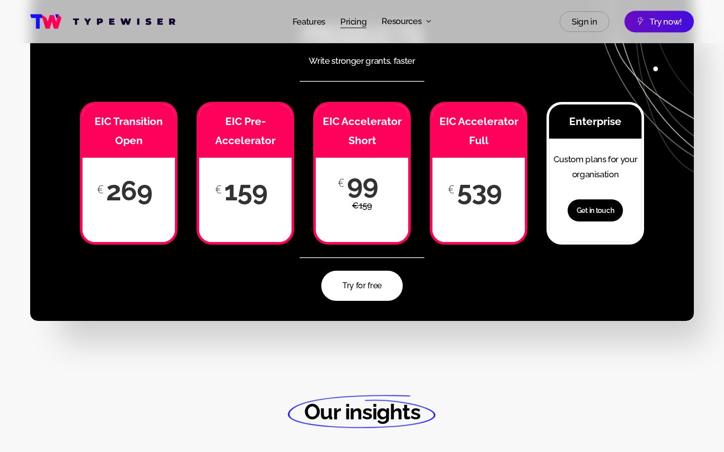 Typewiser Pricing