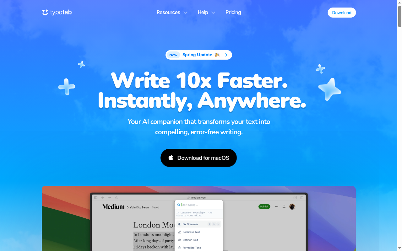 Homepage