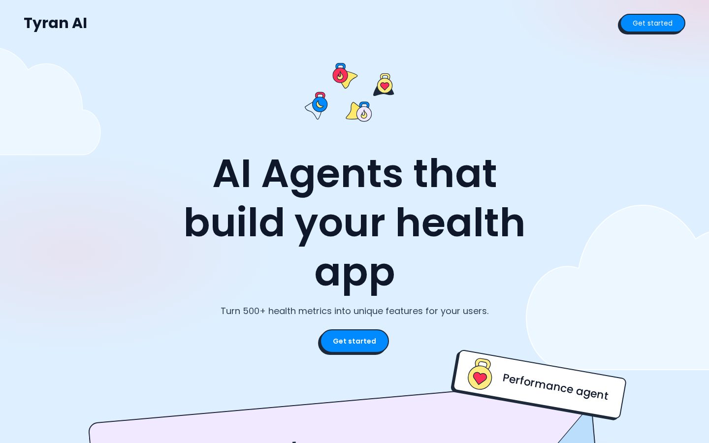Tyran AI Homepage