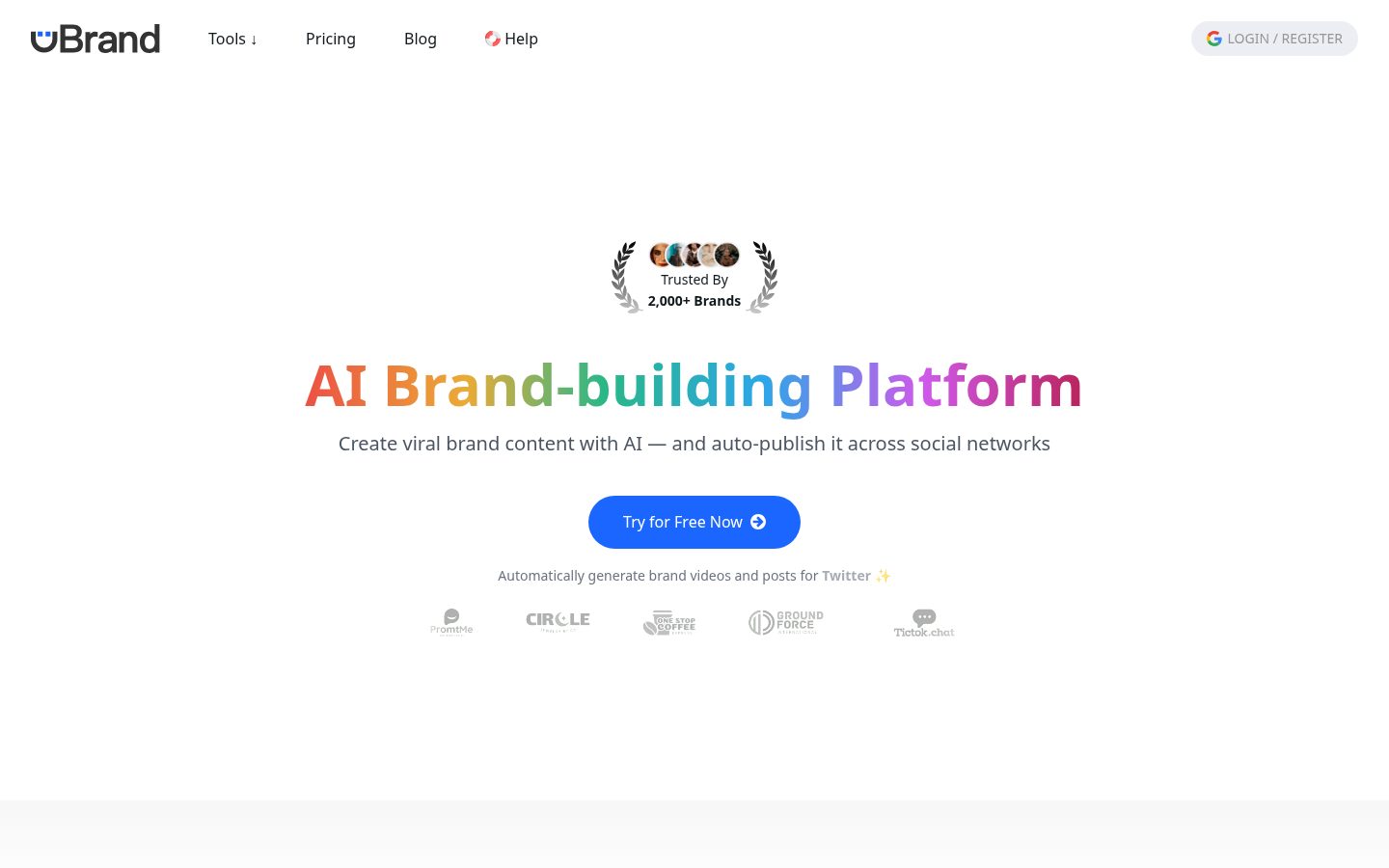 Ubrand Homepage