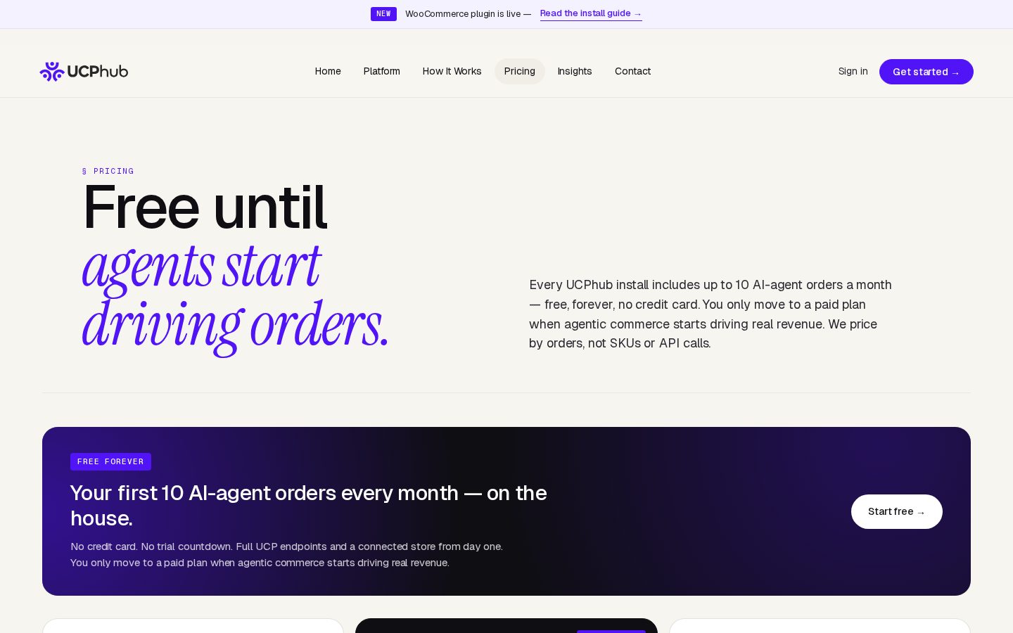 UCPhub Pricing