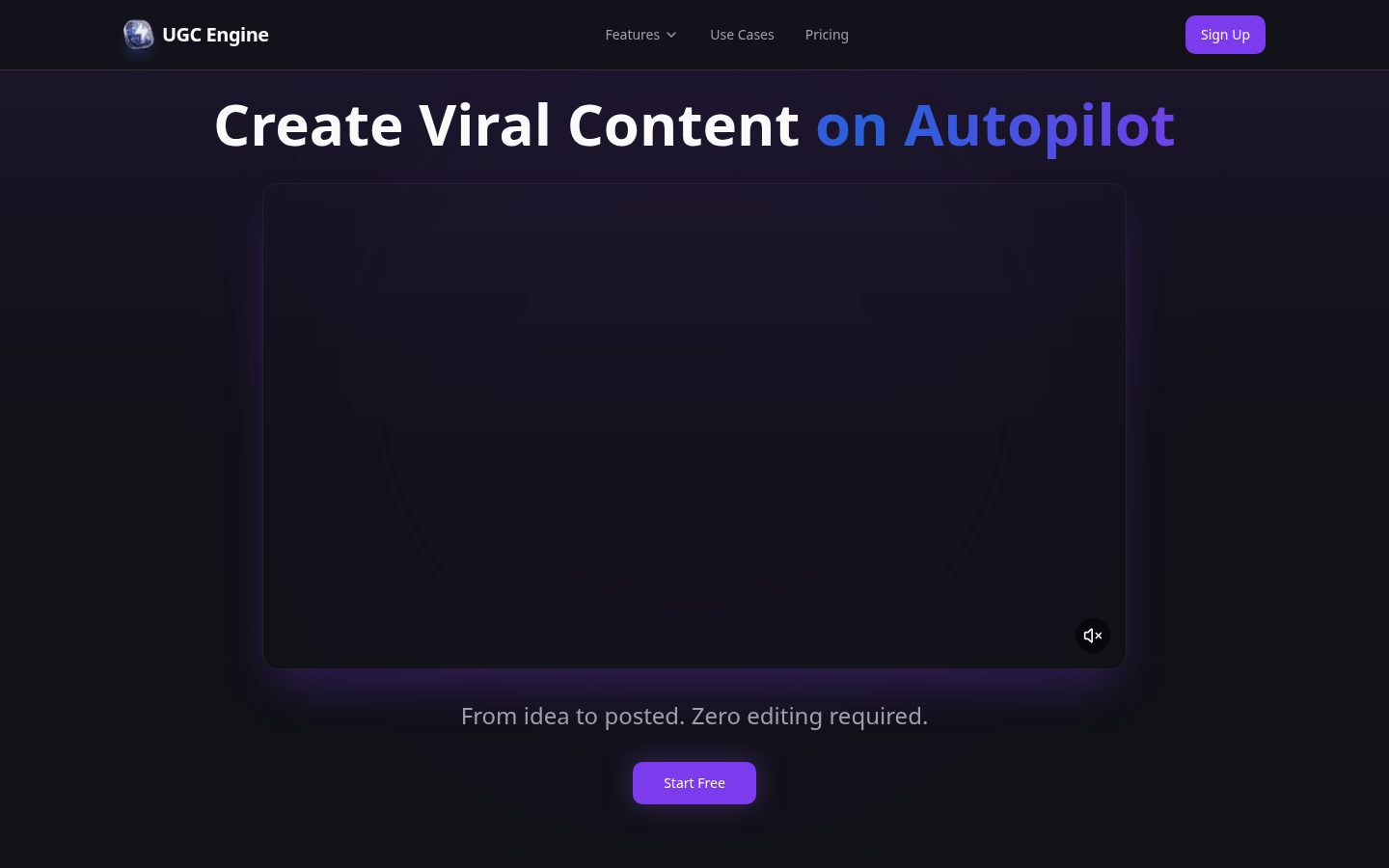 UGC Engine Homepage
