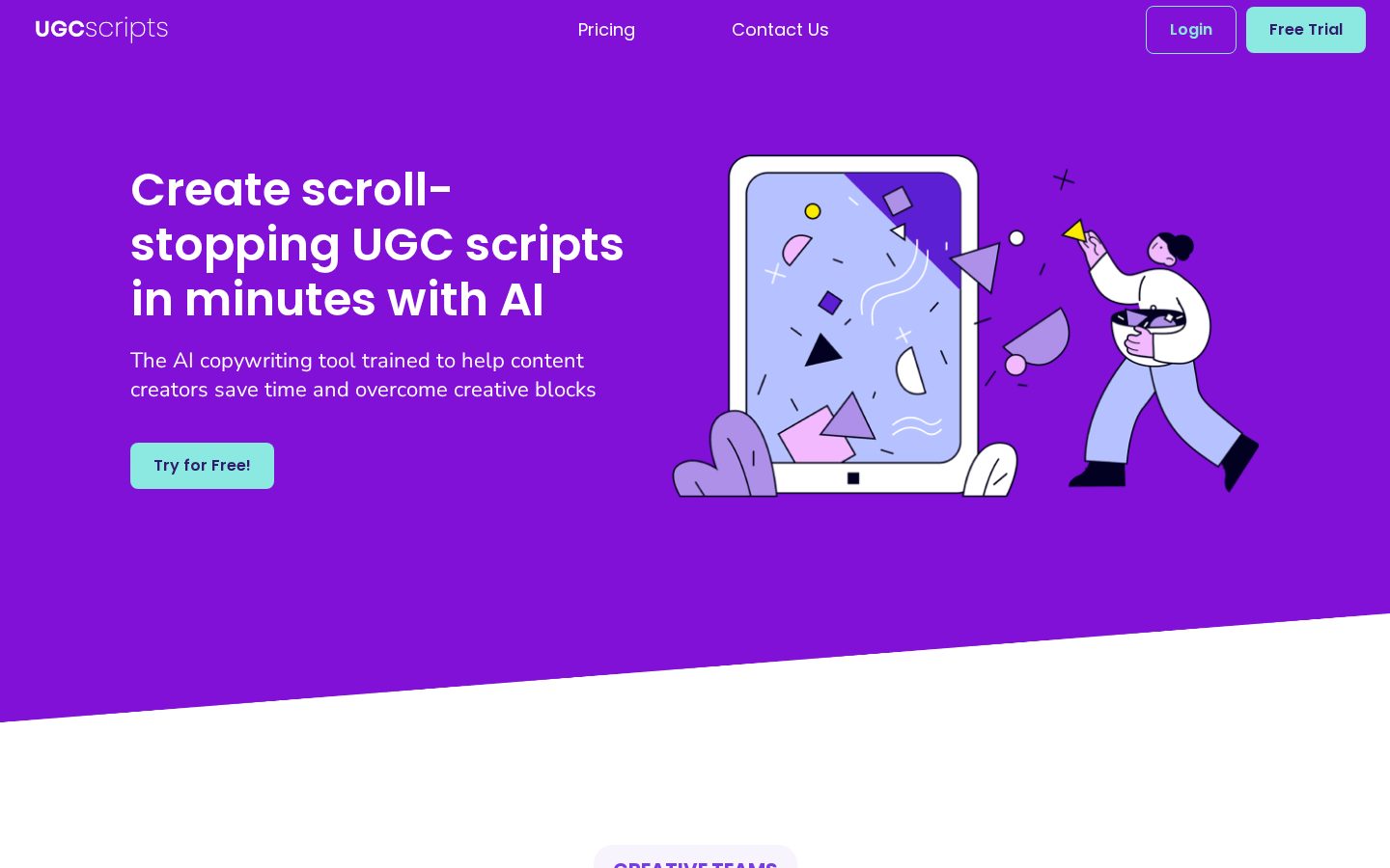 UGC Scripts Homepage