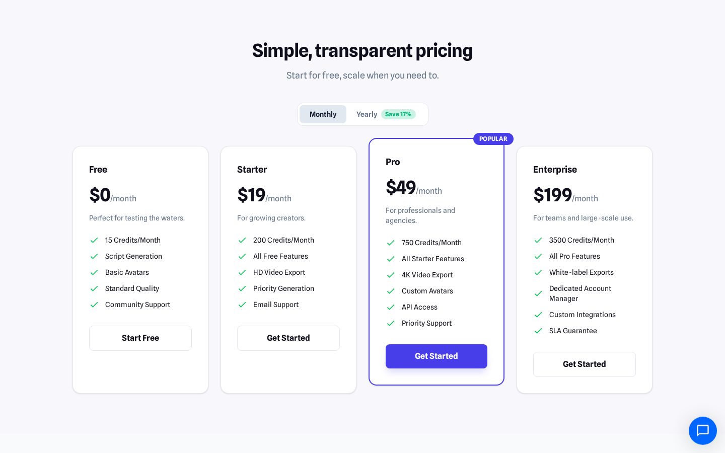 UGCmedia.ai Pricing