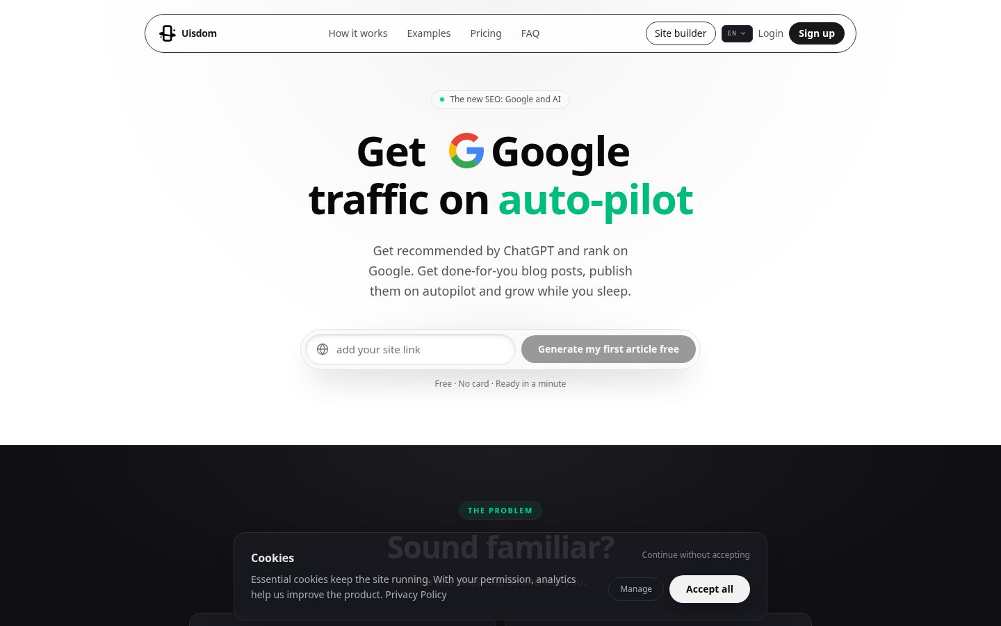 Uisdom Design Homepage