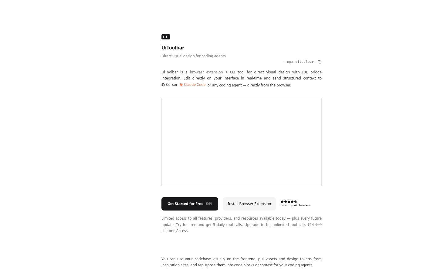 UiToolbar Homepage