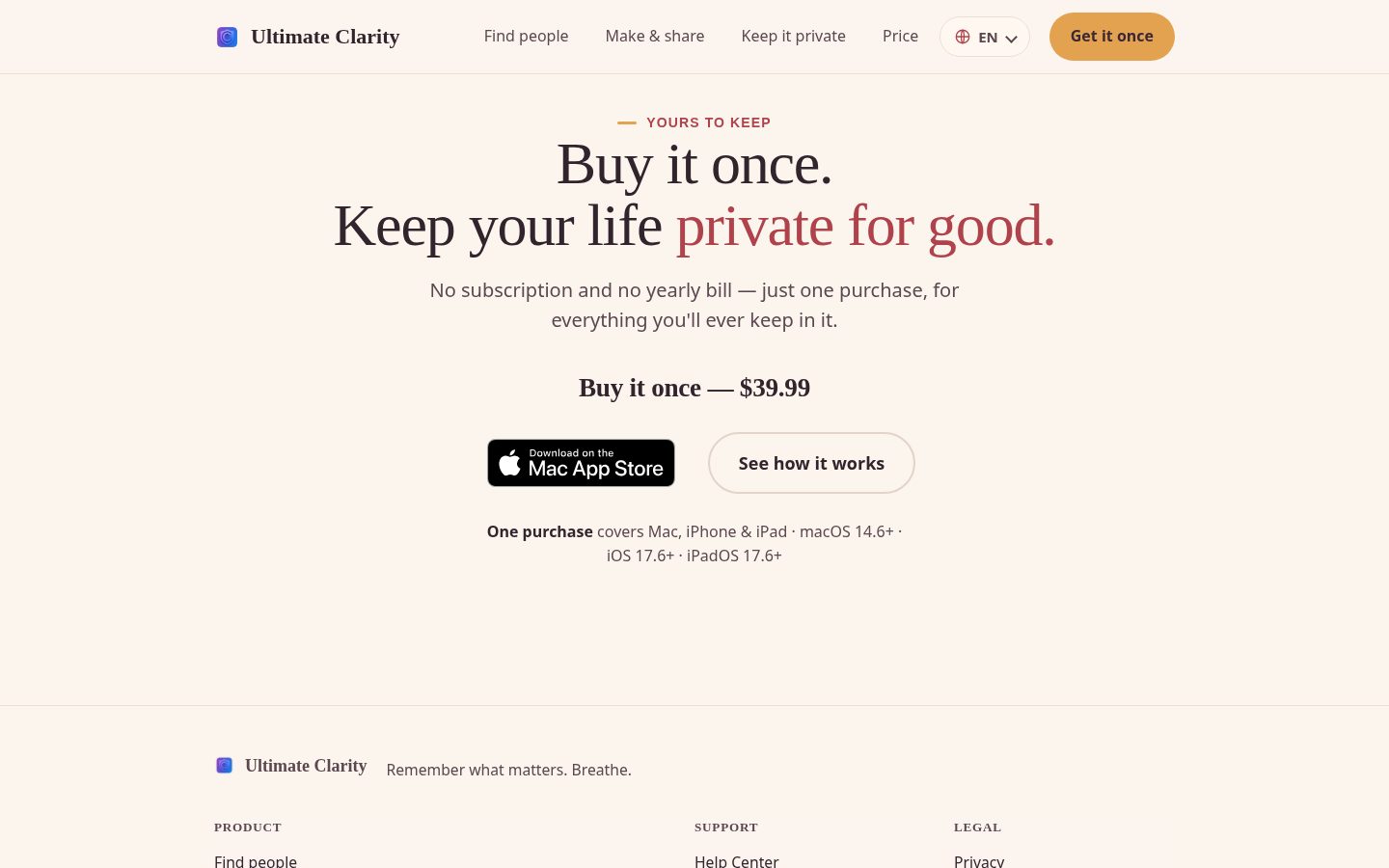 Ultimate Clarity Pricing