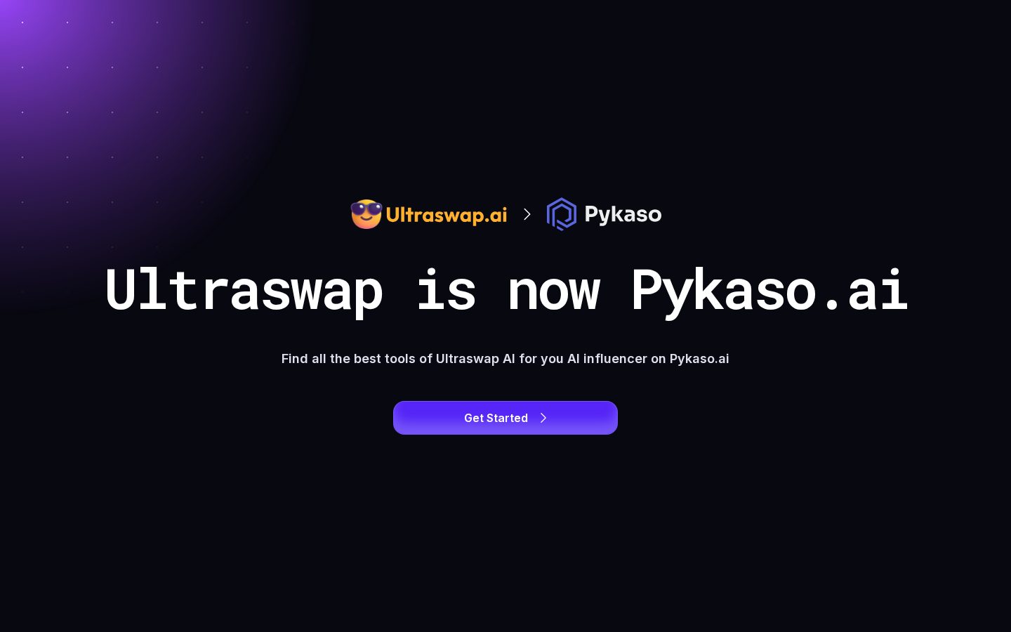 Ultraswap Homepage