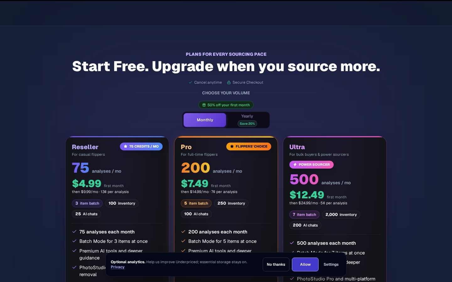 Underpriced Pricing