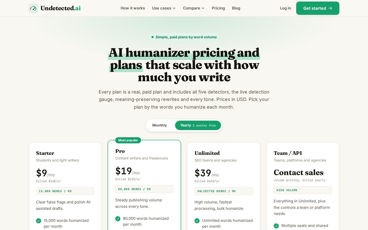 Undetected Pricing