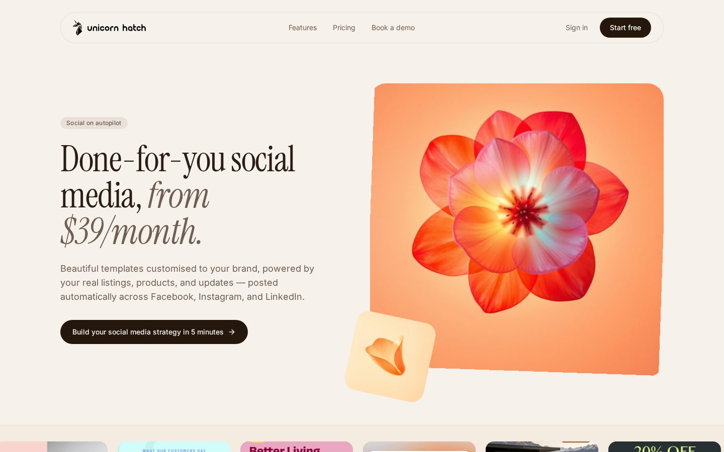 Unicorn Hatch Homepage